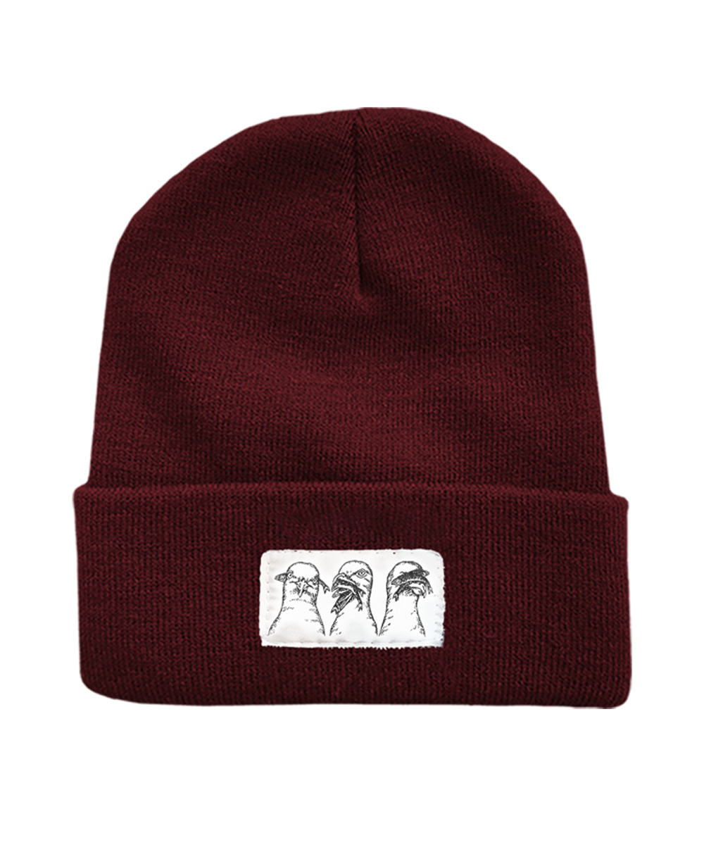 Möwen Beanie Burgundy